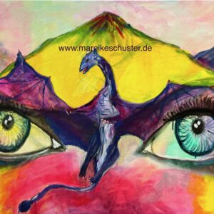 Drache: Emotionen leben (Kunstdruck)