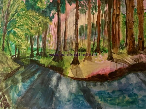 Magischer Wald (Kunstdruck)