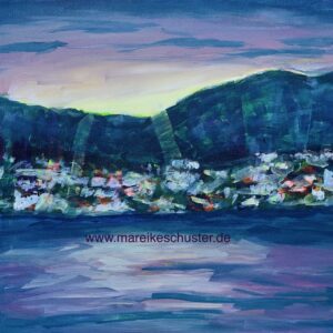 Blick auf Stäfa (Kunstdruck)