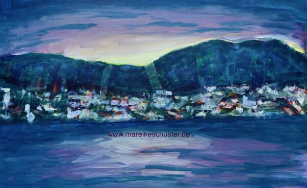 Blick auf Stäfa (Kunstdruck)
